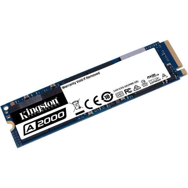 Kingston A2000 1 TB, SSD PCIe 3.0 x4, NVMe, M.2 2280