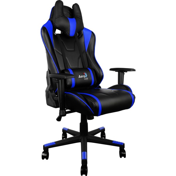 Aerocool Gaming Chair, AIR schwarz/blau Gaming-Stuhl AC220