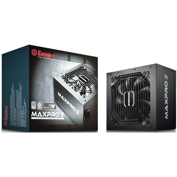 Enermax MaxPro II 600W, PC-Netzteil schwarz, 2x PCIe, 600 Watt