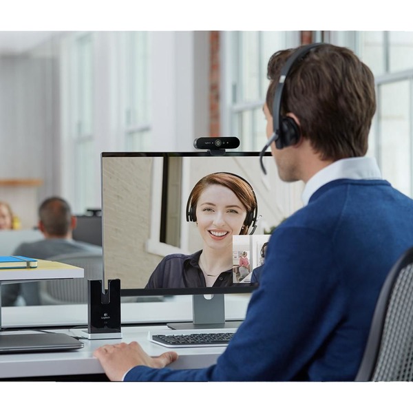 Logitech BRIO Stream, Webcam schwarz, USB, 4K