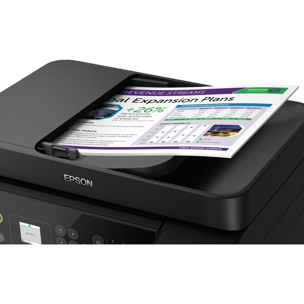 Epson EcoTank ET-4700, Multifunktionsdrucker schwarz, USB, WLAN, LAN, WiFi direct, Scan, Kopie, Fax