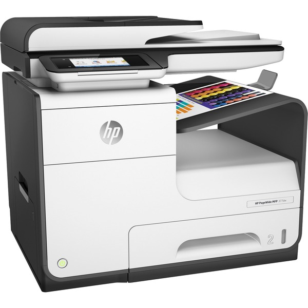 HP PageWide 377dw-Multifunktionsdrucker weiß/schwarz, USB/LAN, Scan, Kopie, Fax