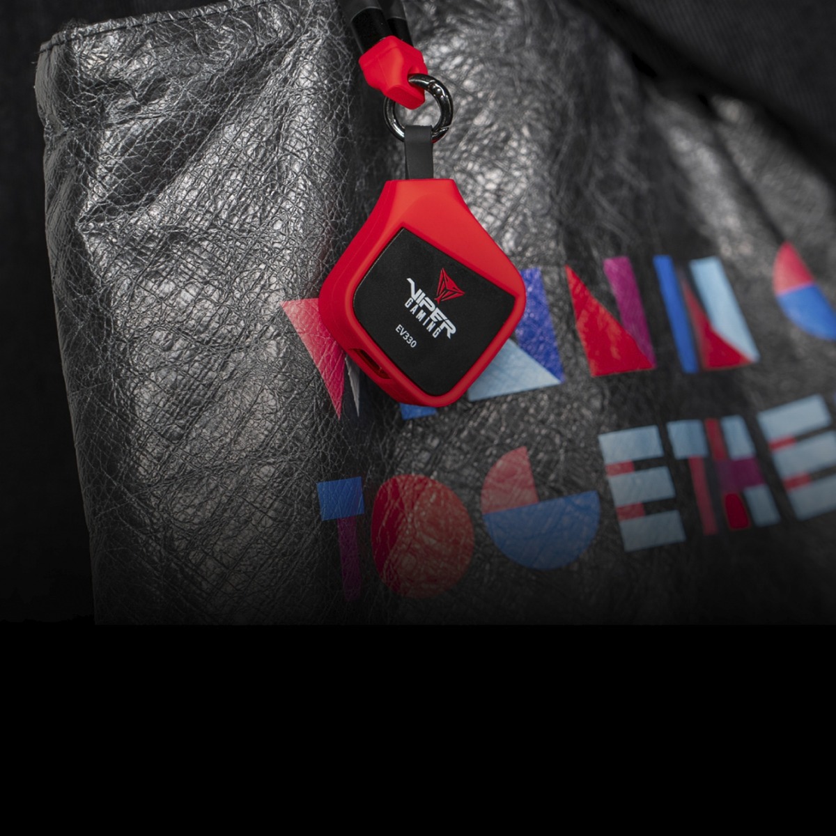 Patriot EV330 PCIe M.2 2230, Laufwerksgehäuse schwarz/rot, USB 3.2 Gen2