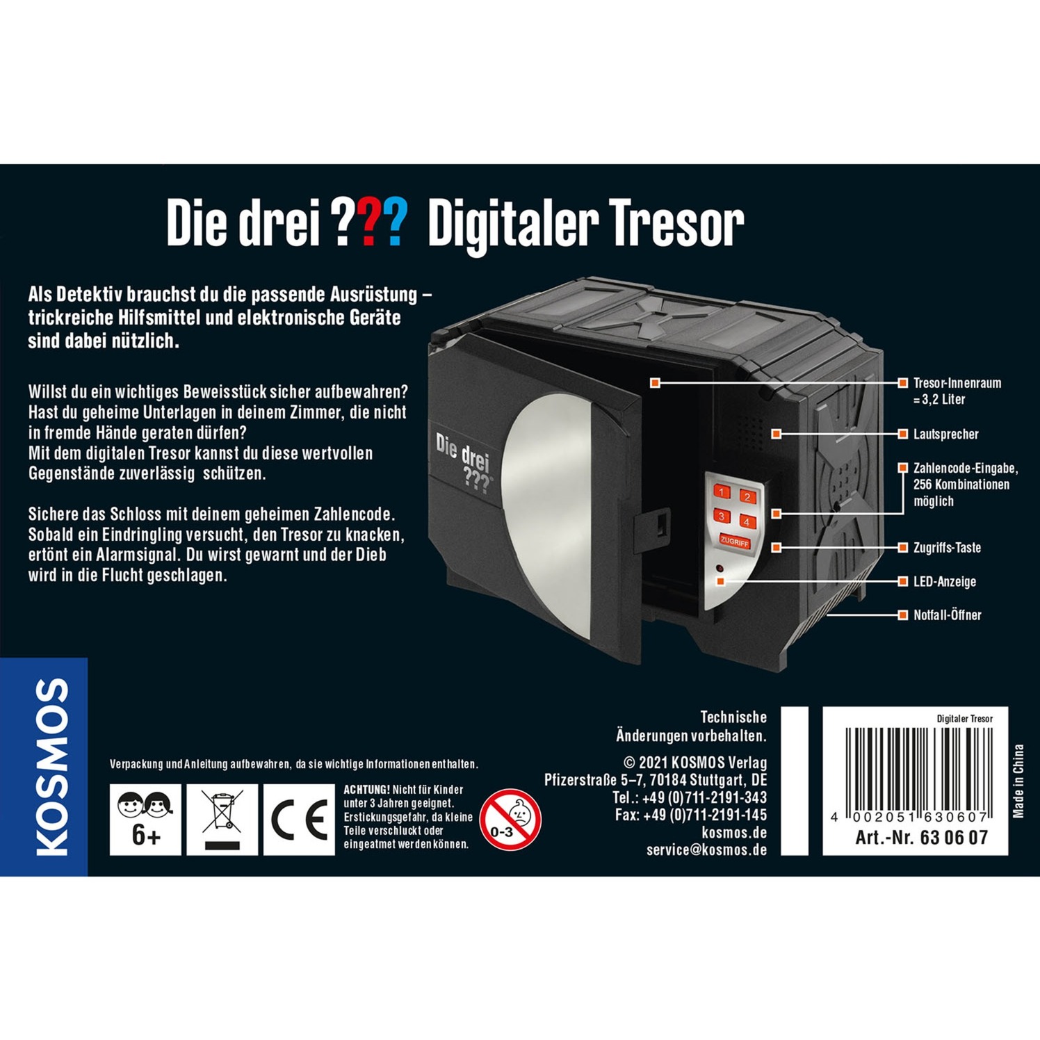 KOSMOS Die drei ??? Digitaler Tresor, Detektiv-Sets