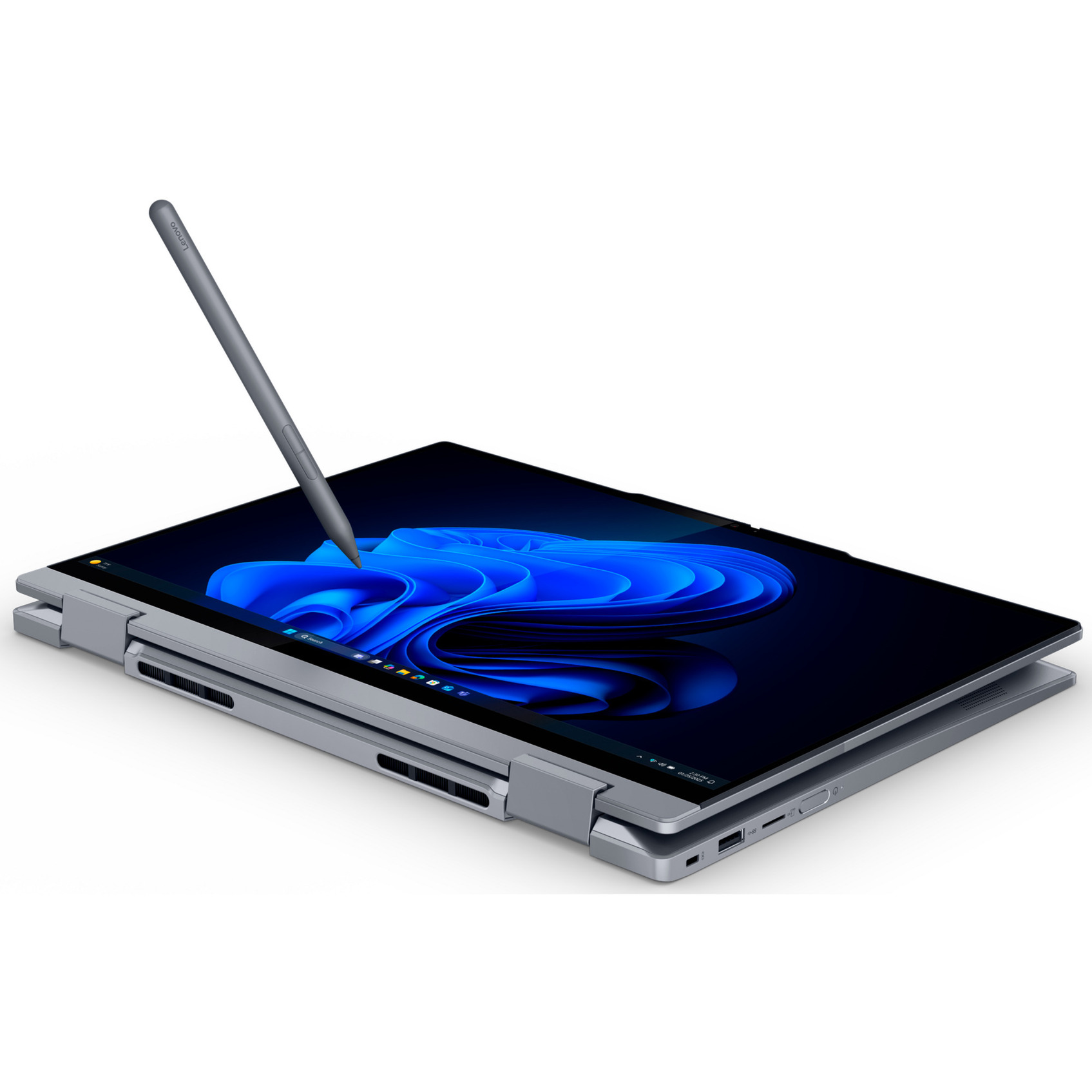 Lenovo ThinkBook 14 2-in-1 G5 (21SQ0012GE), Notebook grau, Intel® Core™ Ultra 5 225U, Intel® Graphics, 32 GB DDR5, 1 TB (1 TB SSD), Windows 11 Pro