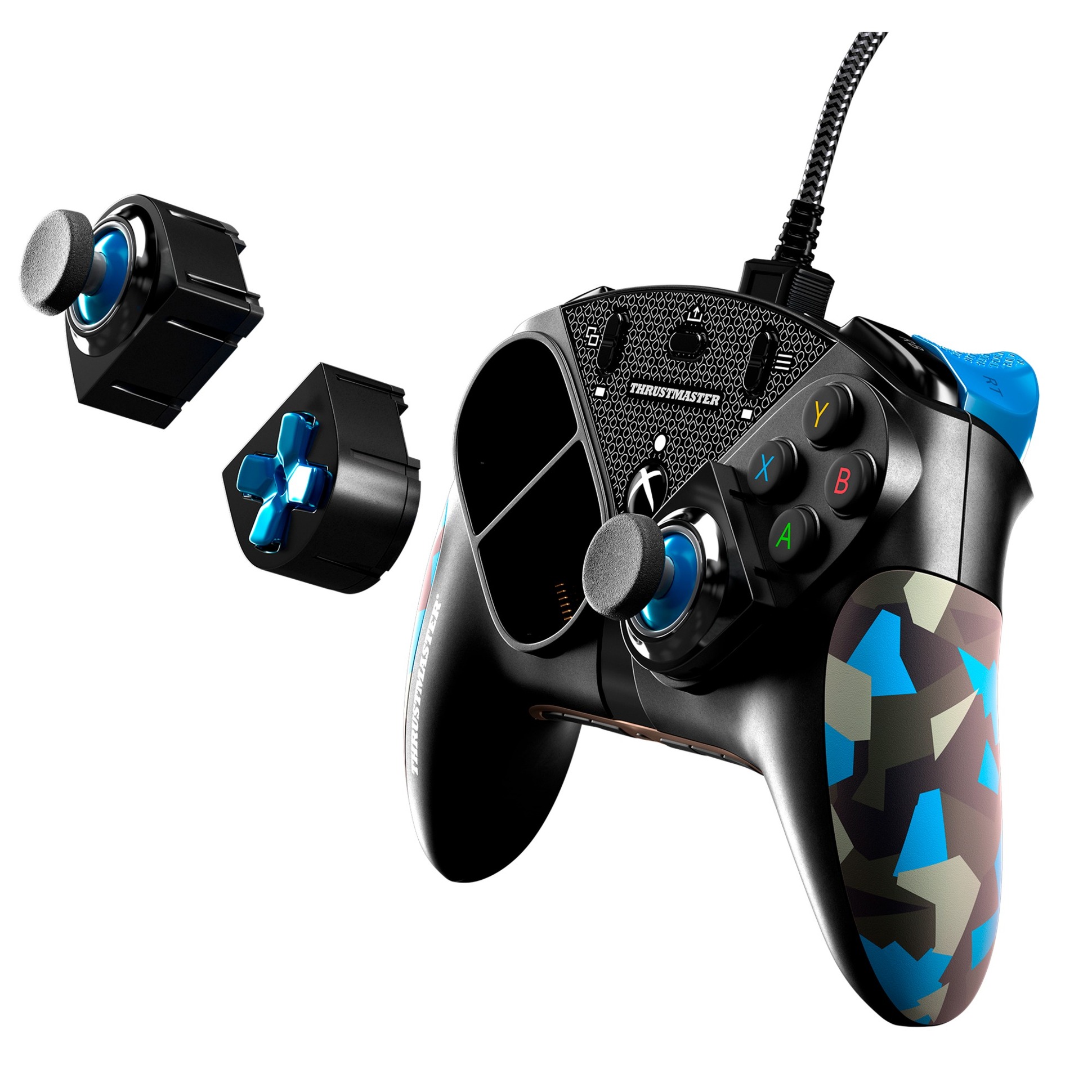 Thrustmaster eSwap X Blue Color Pack, Set blau/tarnfarben