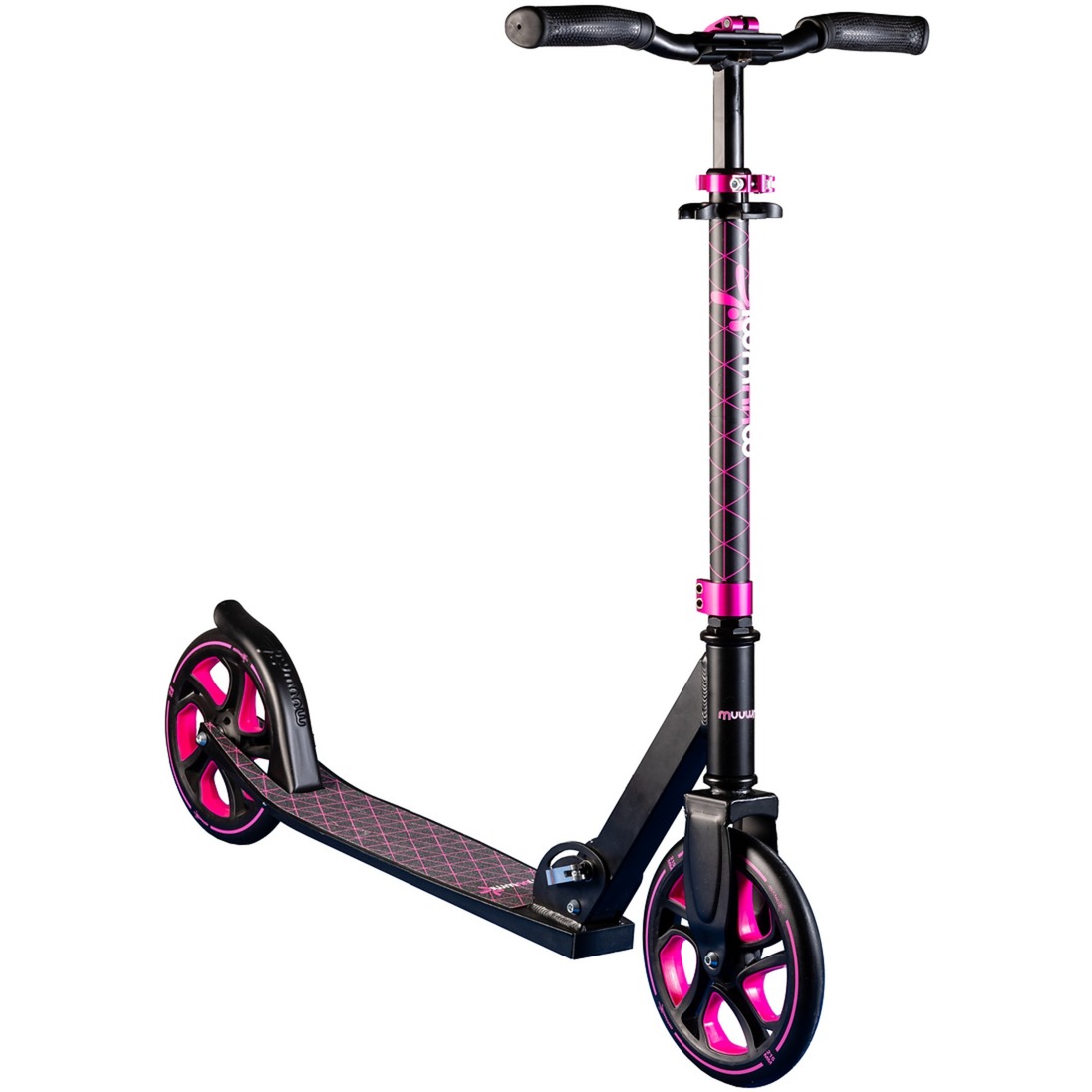 Muuwmi Aluminium Scooter Pro 215 mm schwarz/pink