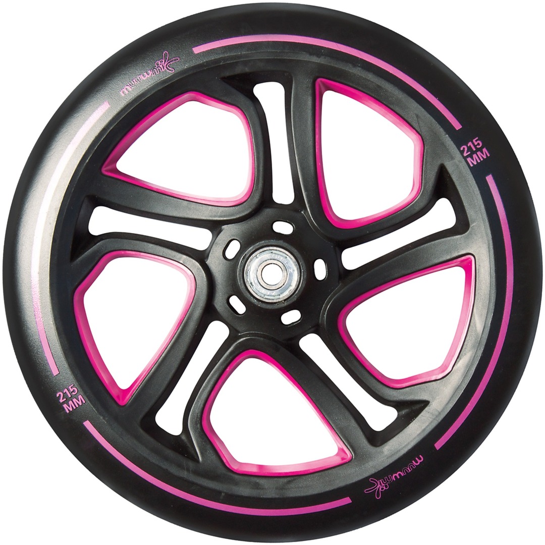 Muuwmi Aluminium Scooter Pro 215 mm schwarz/pink