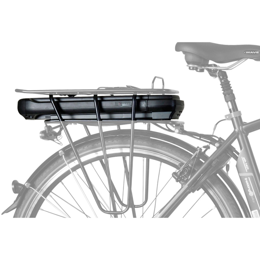 FISCHER Fahrrad Akku Gepäckträger SF-03 522 Wh schwarz, für E-Bike ECU 1401 ab Baujahr 2015