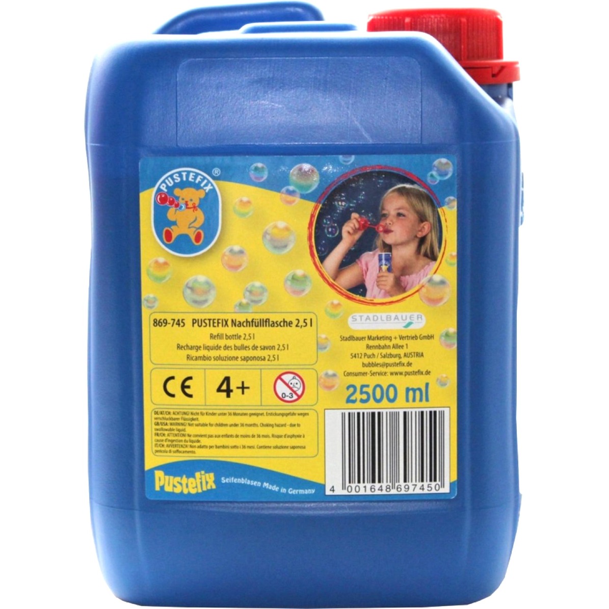 Nachfüllflasche 2,5 Liter, Seifenblasen