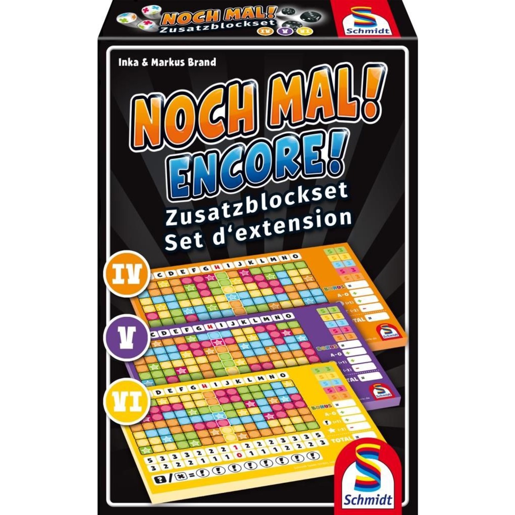 Schmidt Spiele Noch Mal! Zusatzblock, Würfelspiel