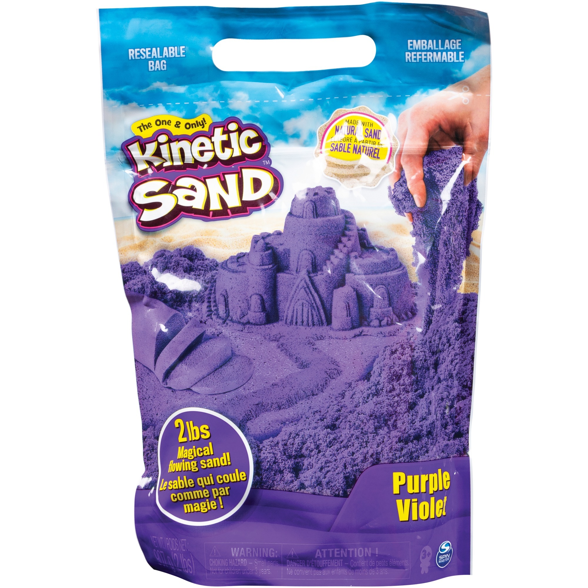 Kinetic Sand Colour Bag lila, Spielsand
