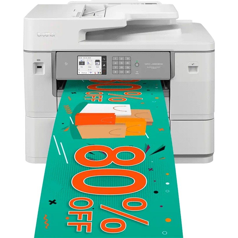 Brother MFC-J6959DW, Multifunktionsdrucker grau, USB, LAN, WLAN, Scan, Kopie, Fax, Duplex (Druck)