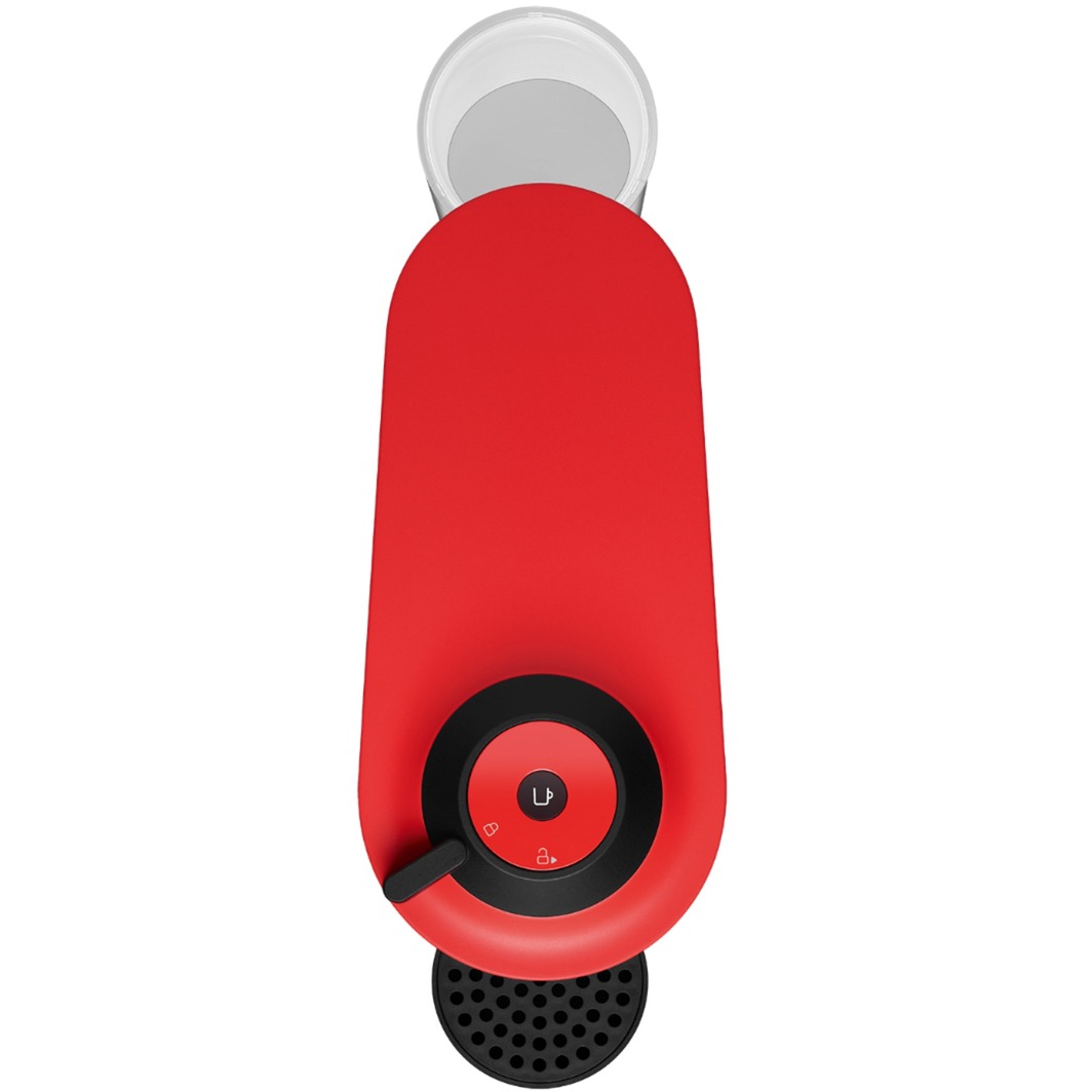 Krups Nespresso Vertuo Pop Spicy Red XN9205, Kapselmaschine schwarz/dunkelrot