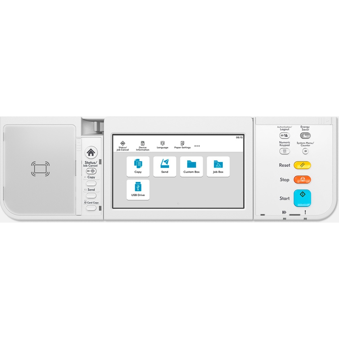 Kyocera ECOSYS MA4500ix, Multifunktionsdrucker grau/schwarz, Scan, Kopie, USB, LAN, Duplex (Druck), Duplex (Scan)