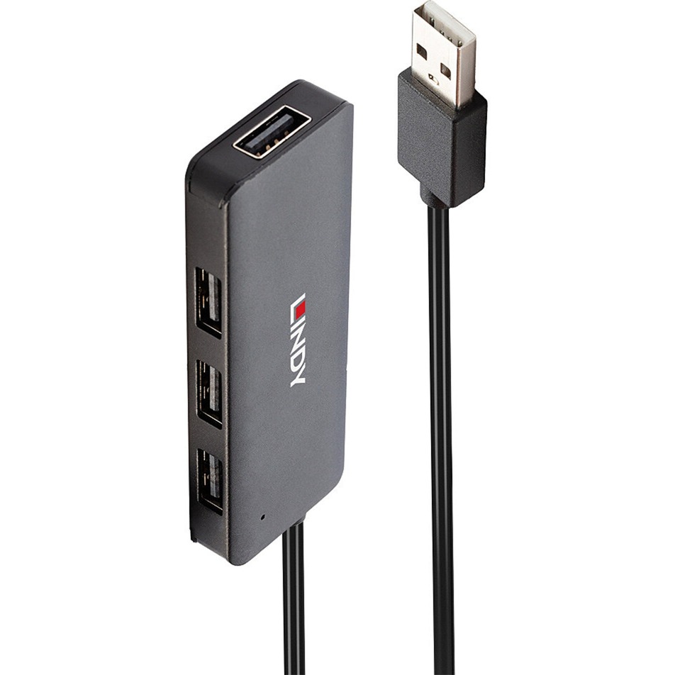 Lindy 4 Port USB 2.0 Hub, USB-Hub