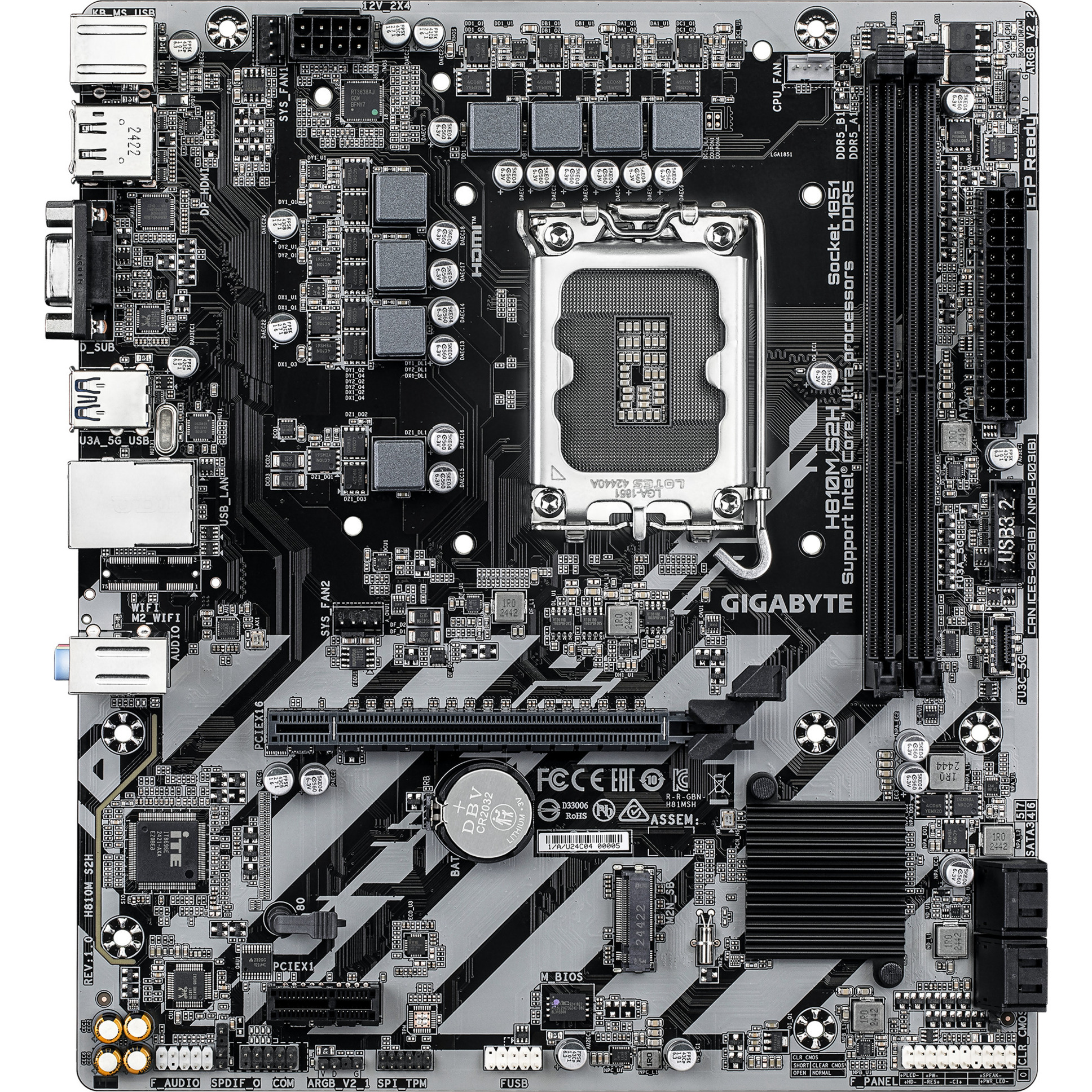 GIGABYTE H810M S2H, Mainboard