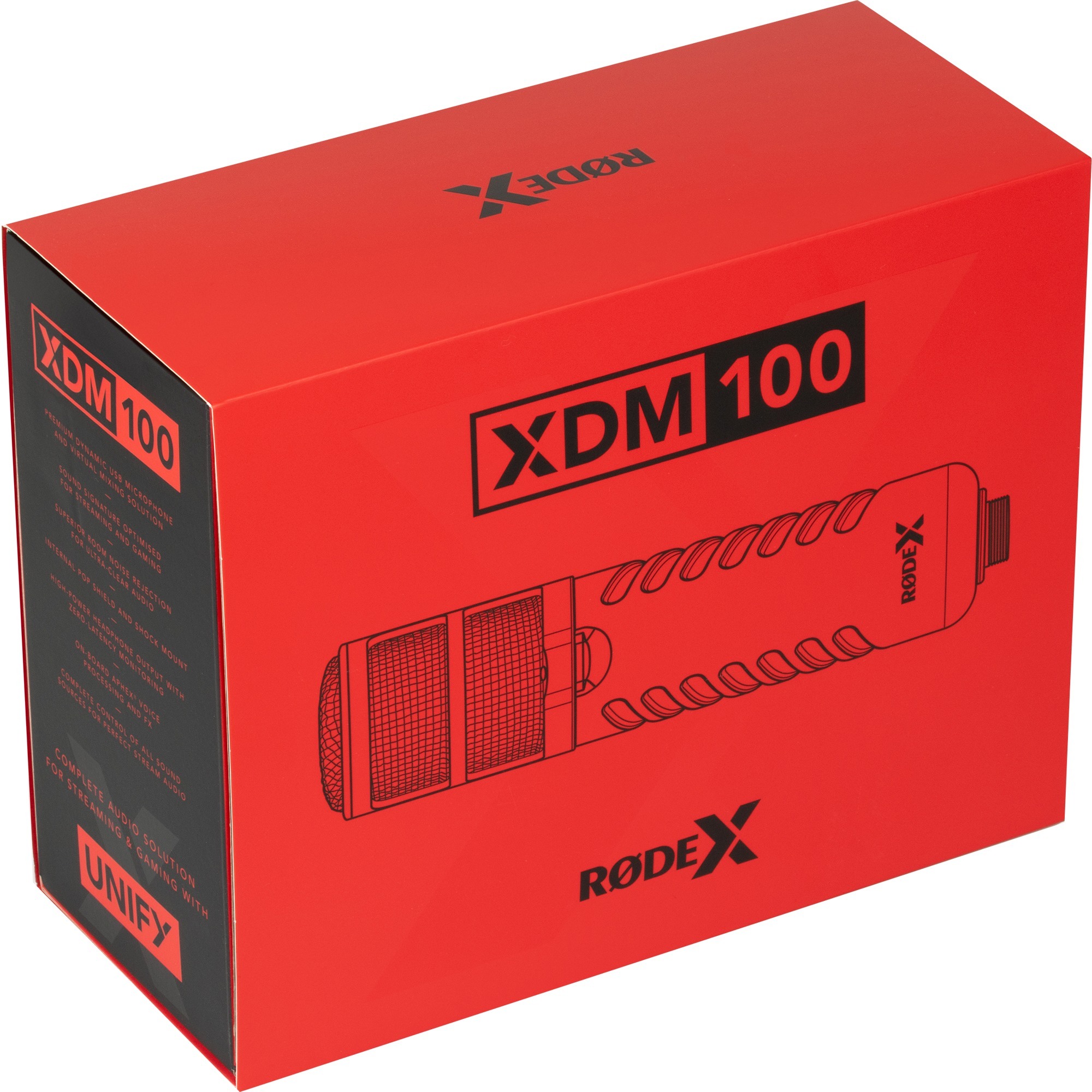 Rode Microphones XDM-100, Mikrofon schwarz/rot