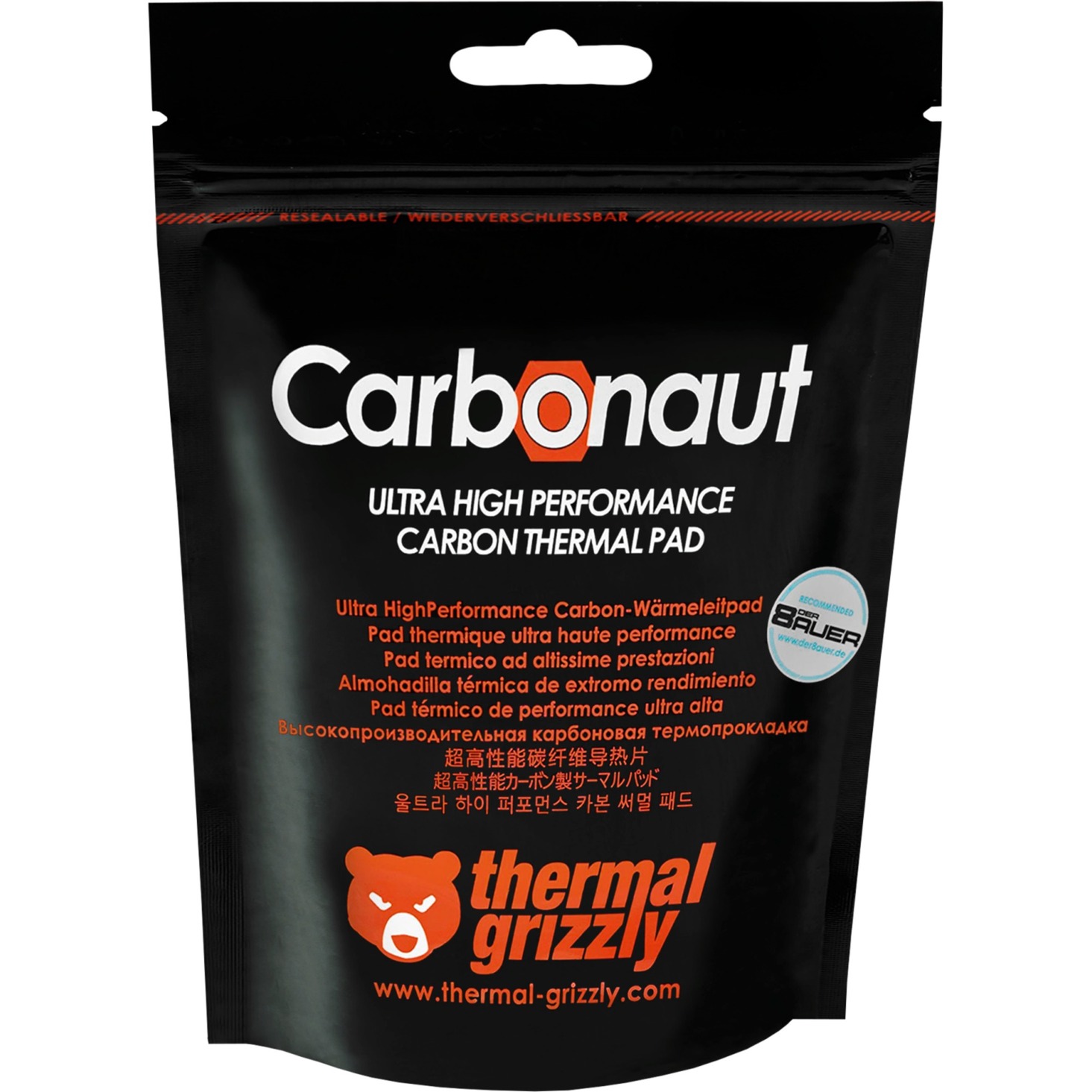 Thermal Grizzly Carbonaut 32x32x0,2 mm, Wärmeleitpads