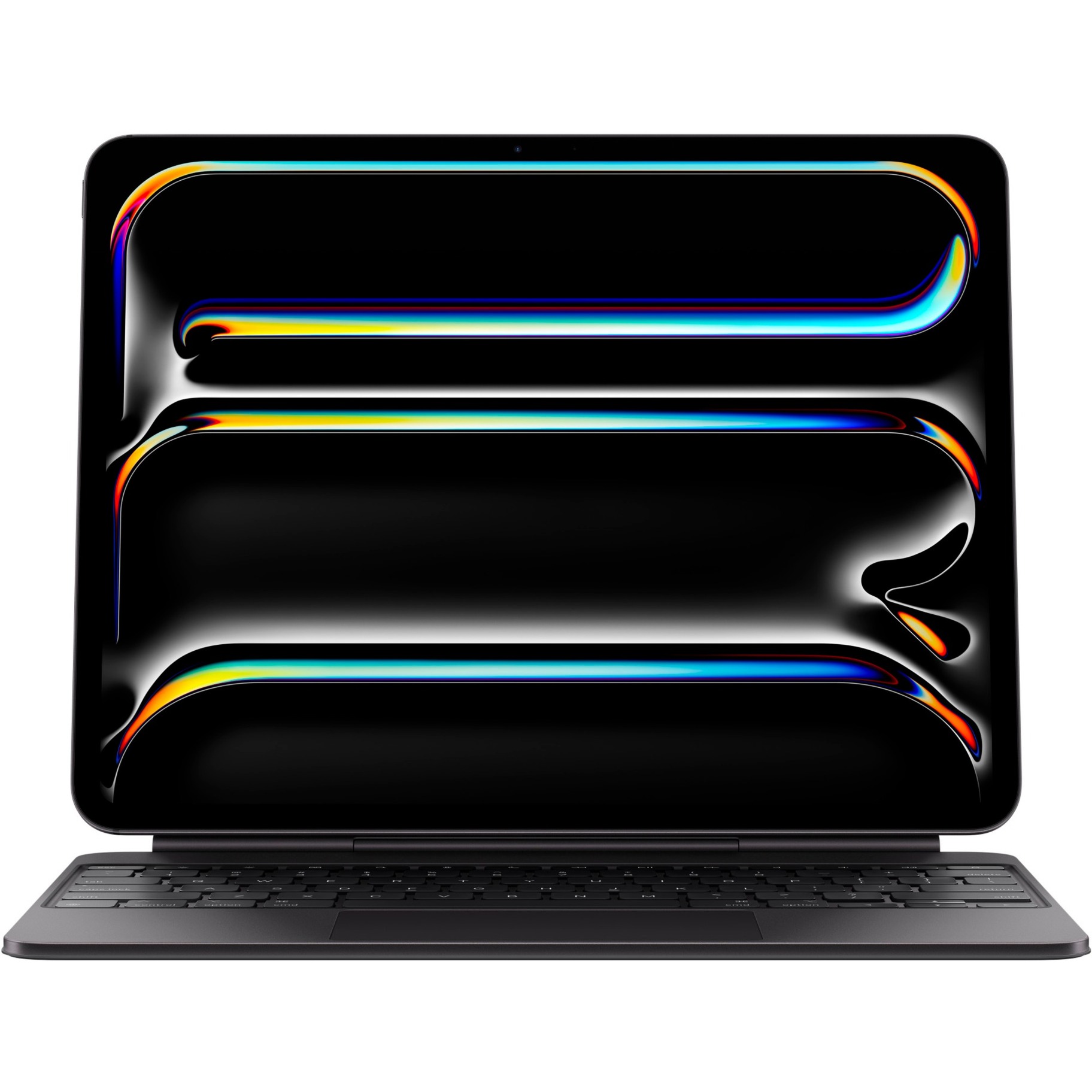 Apple Magic Keyboard für 13" iPad Pro (M4), Tastatur schwarz, US-Layout, Scherenmechanik