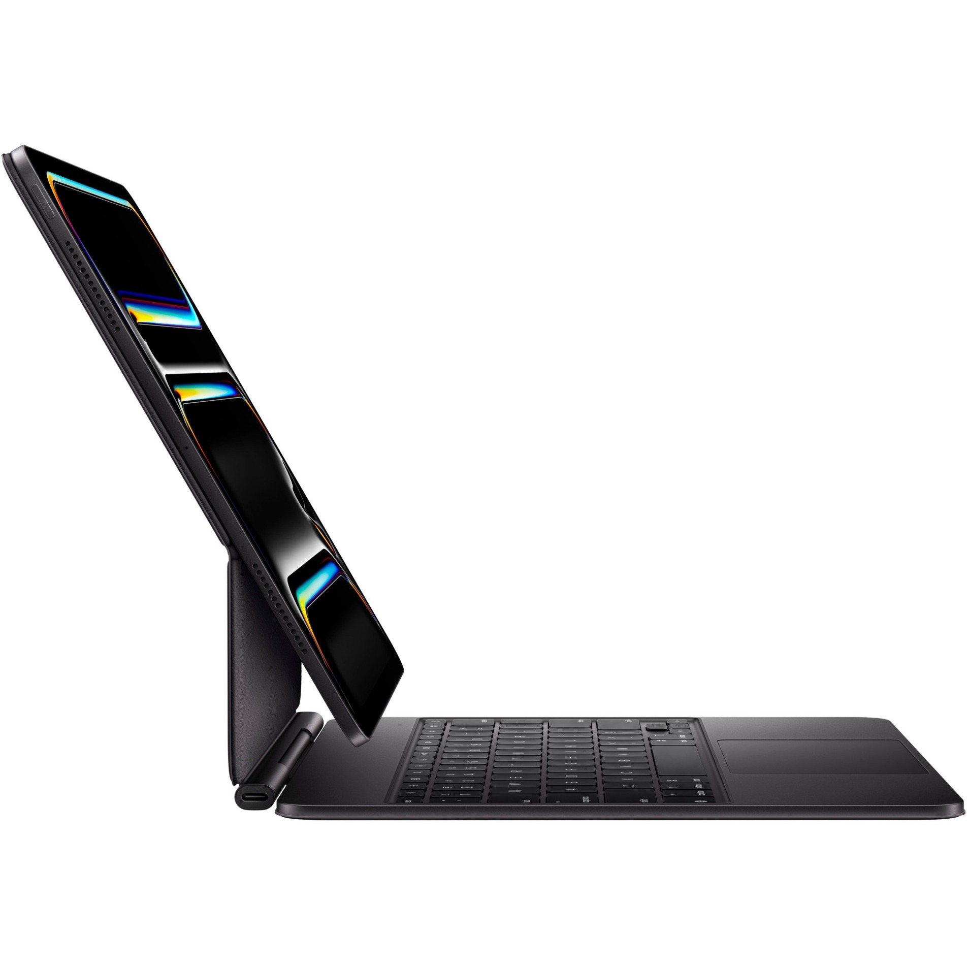 Apple Magic Keyboard für 13" iPad Pro (M4), Tastatur schwarz, US-Layout, Scherenmechanik