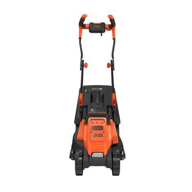BLACK+DECKER Rasenmäher BEMW451BH-QS orange/schwarz, 1.200 Watt
