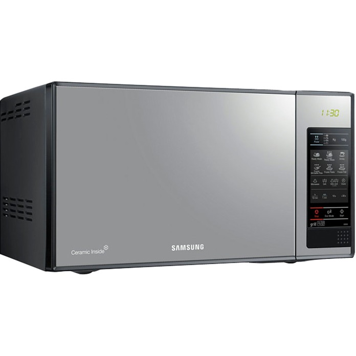 Samsung GE83X, Mikrowelle schwarzsilber samsung mikrowelle schrank