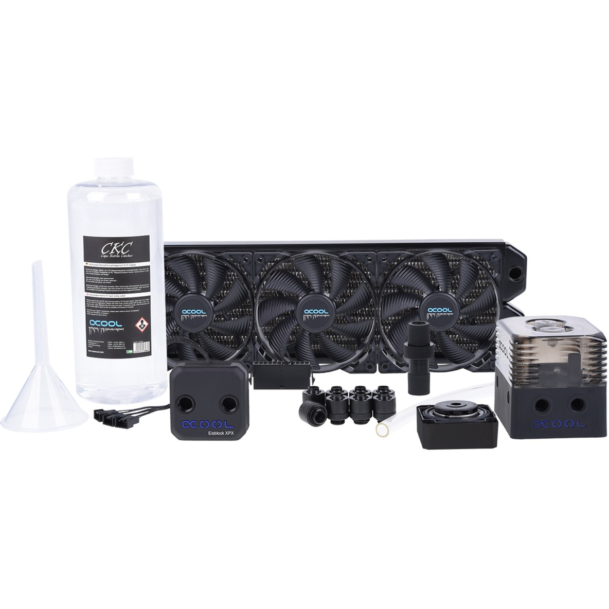 Eissturm Gaming Copper 30 3x120mm, Wasserkühlung