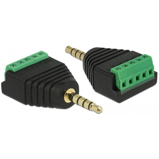 Adapter Klinkenstecker 3,5mm >Terminalblock 5Pin