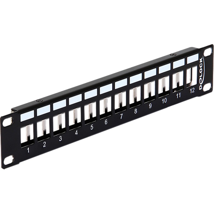 Keystone Patchpanel 10" 12 Port
