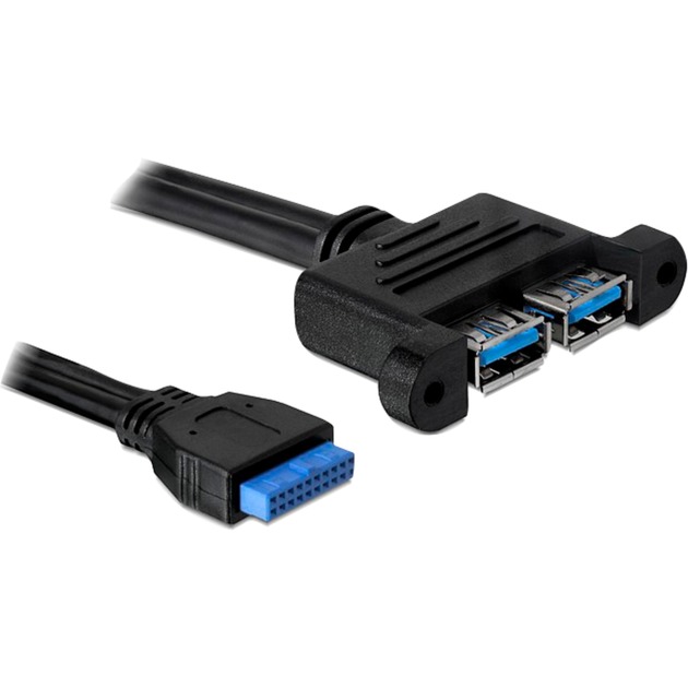 Kabel USB 3.0 Pin Header (Buchse) > 2x USB 3.0-A (Buchse)