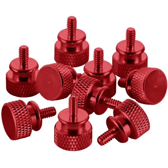 Rändelschrauben Thumbscrews Aluminium UNC 6-32