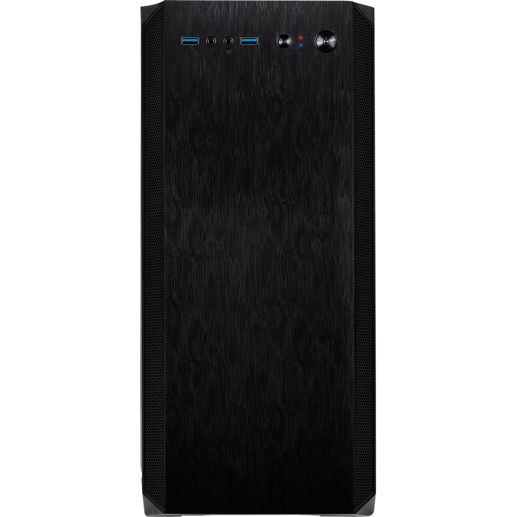 Inter-Tech H-606, Tower-Gehäuse schwarz, gedämmt