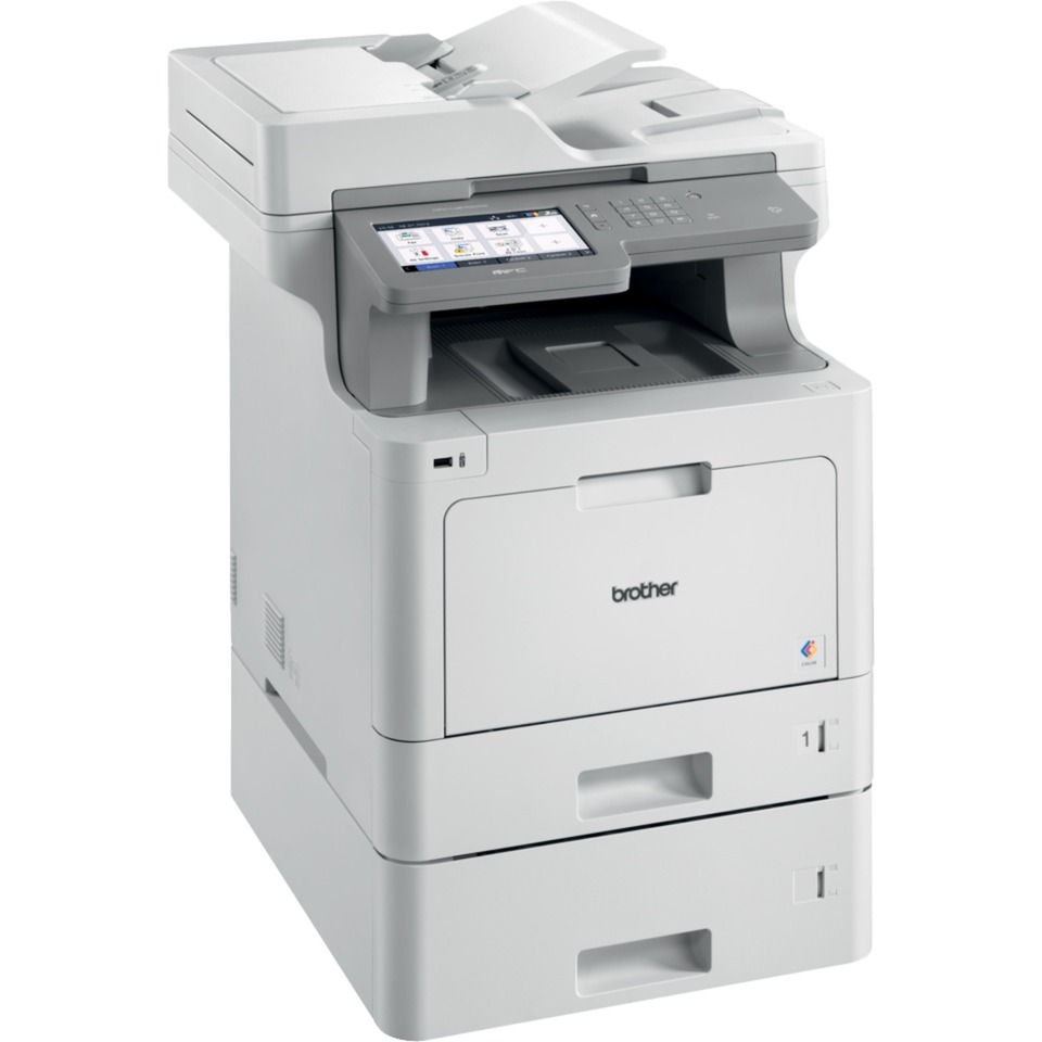 Brother MFC-L9570CDWT, Multifunktionsdrucker grau, USB/LAN/WLAN, Scan, Kopie, Fax, Duplex (Druck), Duplex (Scan)
