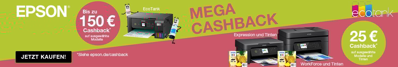 Pop-Up: Epson Ecotank 50 Jahre – Cashback statt Konfetti