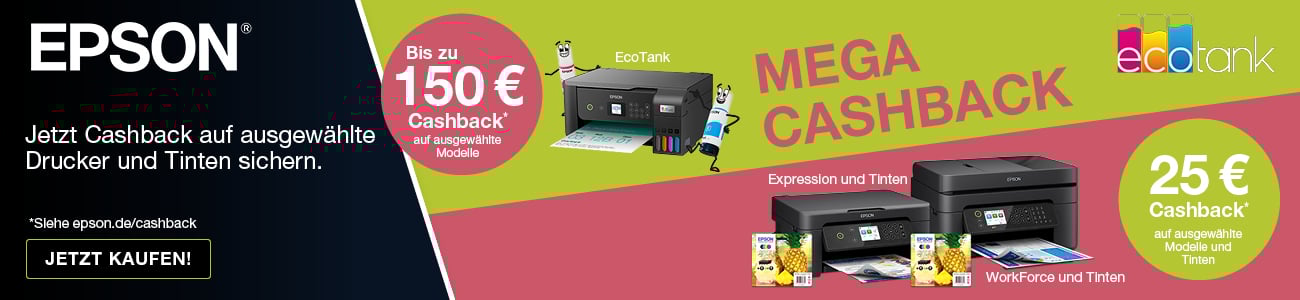 Epson Ecotank 50 Jahre – Cashback statt Konfetti