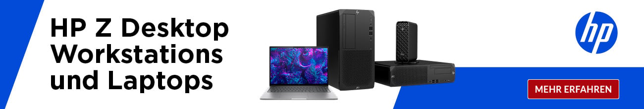 HP Z-Books / Workstations Landingpage