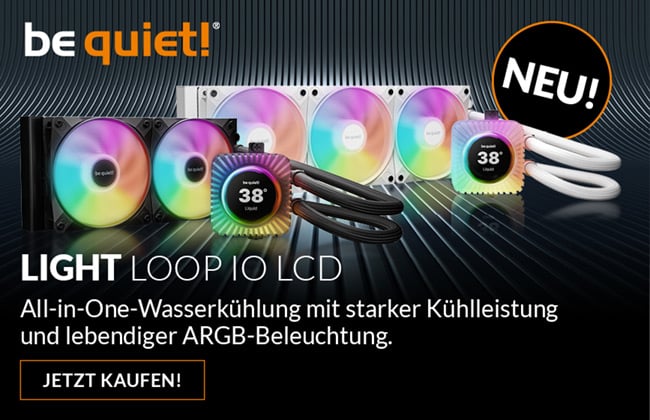 Be Quiet die Light Loop IO LCD Launch