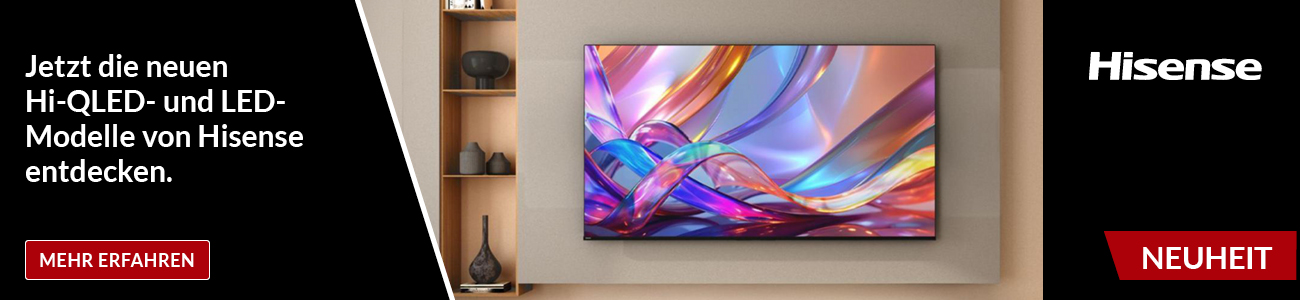 Hi-QLED- und LED-Modelle von Hisense entdecken