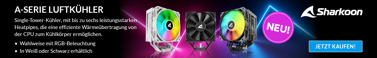 Sharkoon Neue CPU-Kühler