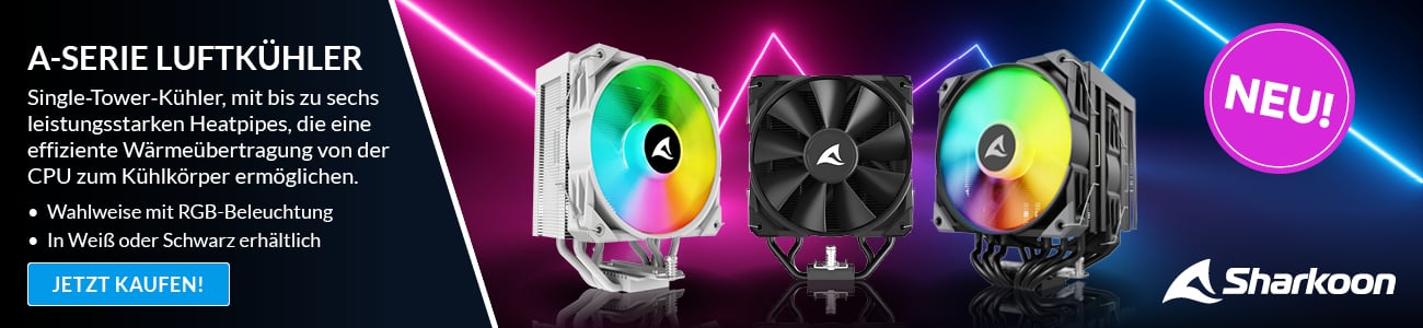 Sharkoon Neue CPU-Kühler